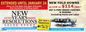 wilkins rv new year's resolution sale banner