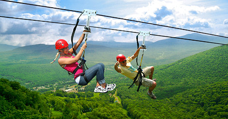 zip-lining