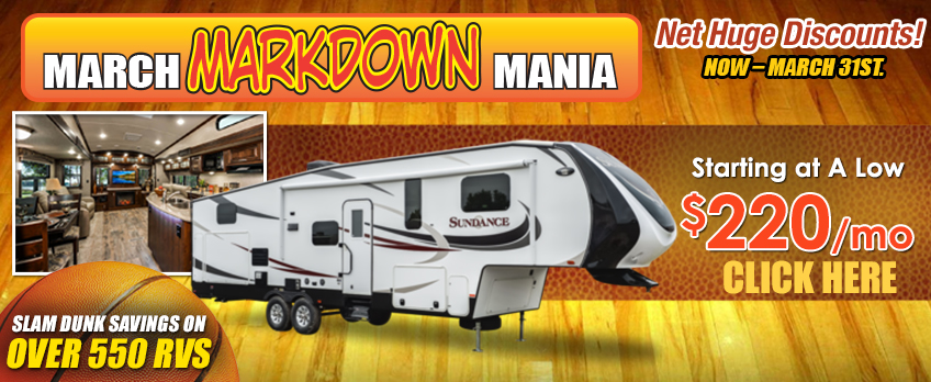 March madness mania fifth wheel