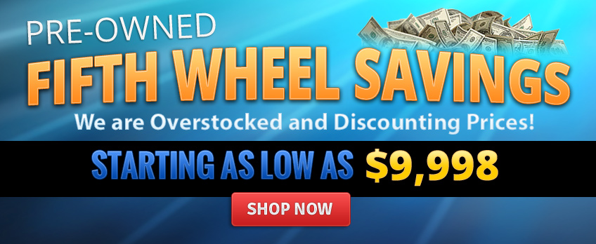 Used fifth wheel banner