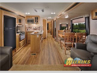 Interior Catalina travel trailer