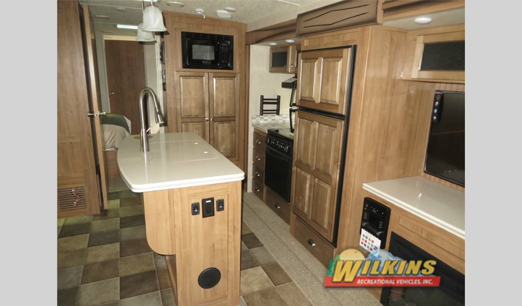 Forest River Flagstaff Travel Trailer Kitchen