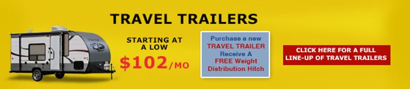 No Show Sale Travel Trailers