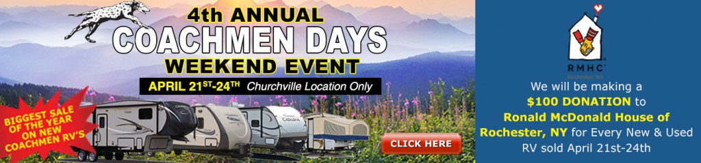 coachmen sales event