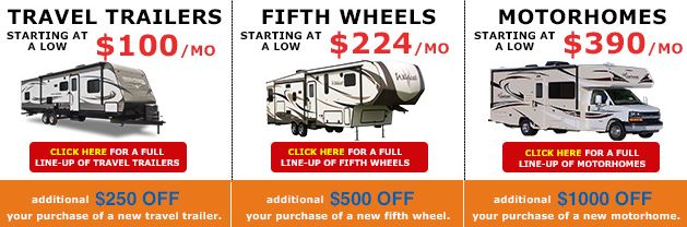 Grand Opening Wilkins RV Payments