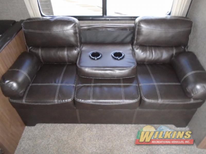 Heartland Trail Runner Travel Trailer Cup Holder Sofa