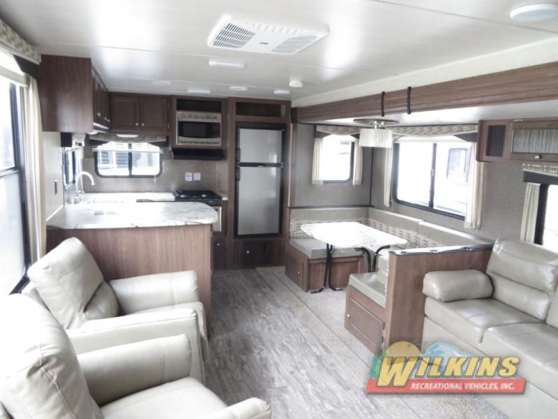 Heartland Trail Runner Travel Trailer Rear Kitchen