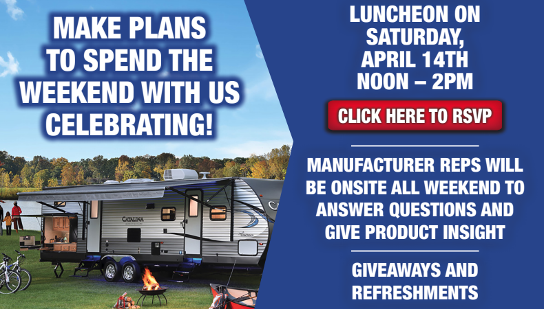 Wilkins RV Sales Event Free Lunch April 2018