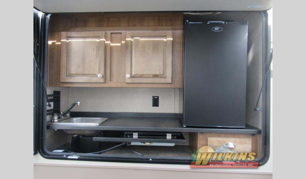 Flagstaff Classic Travel Traile RV Floorplan Outdoor Kitchen