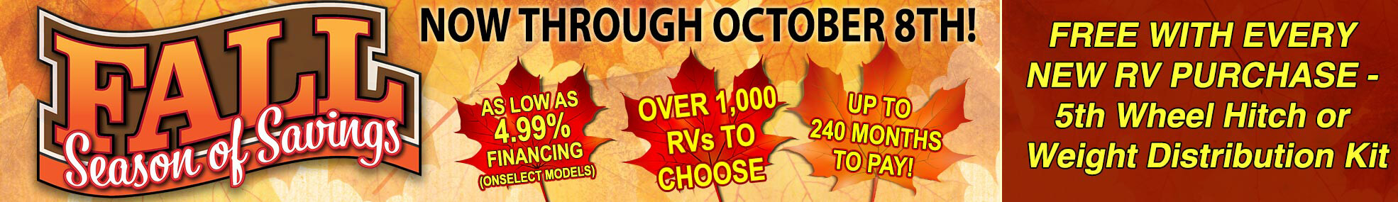 Wilkins RV Fall RV Sale Free RV Hitch