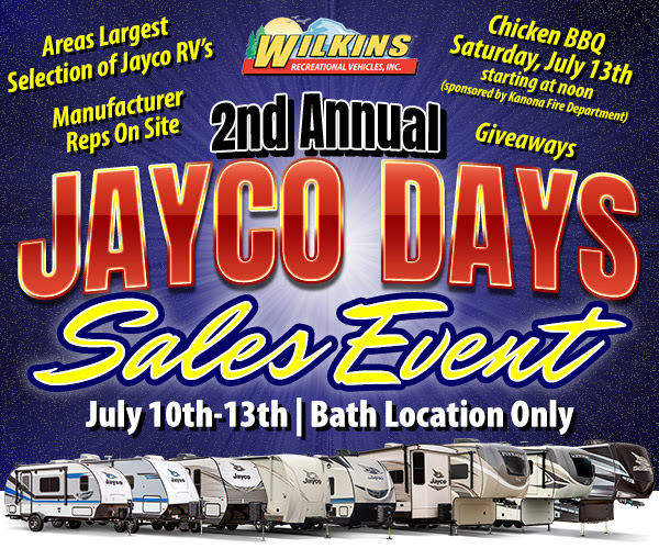 Jayco Days Sales Event