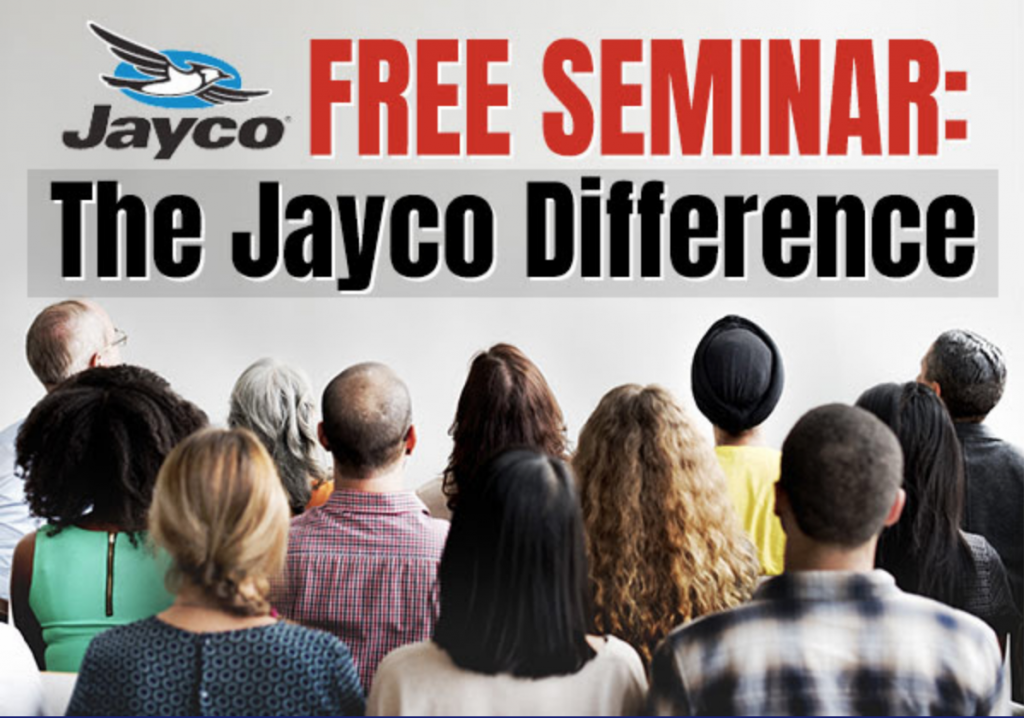Wilkins RV The Jayco Difference Free Seminar