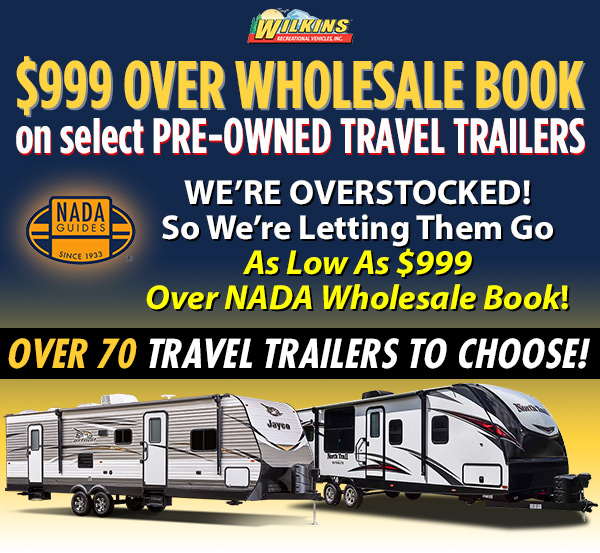 Preowned Travel Trailer Sale