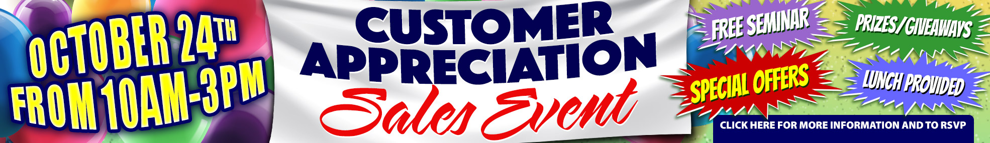Customer Appreciation Sales Event