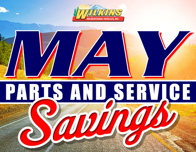 May RV Parts and Service Sale
